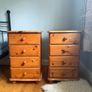 Solid Pine Wardrobe & Matching Bedside Lockers Set of 3 Image 4