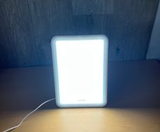 Lumie Vitamin L SAD Light Therapy Lamp with Stand and Power