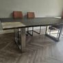 Walnut Kitchen Table 220cm Image 2