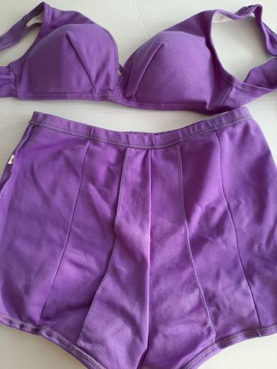Genuine 70's vintage shorts and bikini top