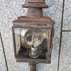 Antique carriage lamp