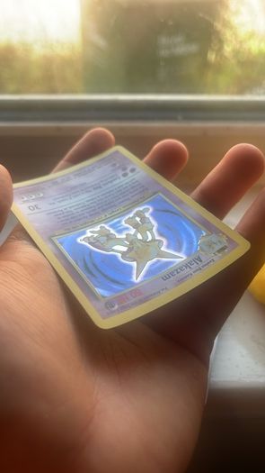 Alkazam Base Set Pokemon Card