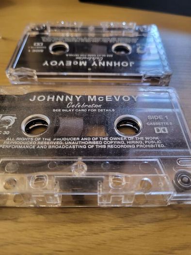 Johnny McEvoy Celebration 30 Of His Finest Recordings Double Cassette