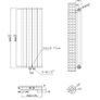 Milano Alpha - Black Horizontal Single Flat Panel Designer Radiator 900mm x 300mm Image 5