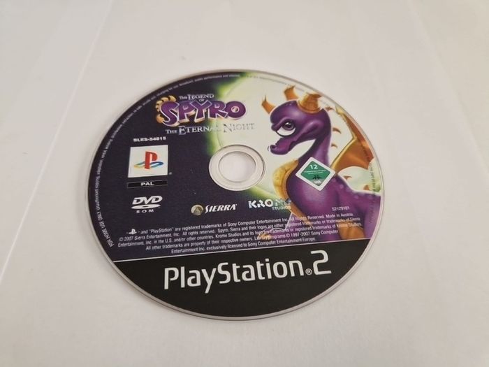 The Legend of Spyro The Eternal Night PlayStation2 Ps2 Games Original