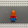 lego Jurassic world jw024 Maisie Lockwood minifigure - Red Jacket, Dark Orange Hair Image 2