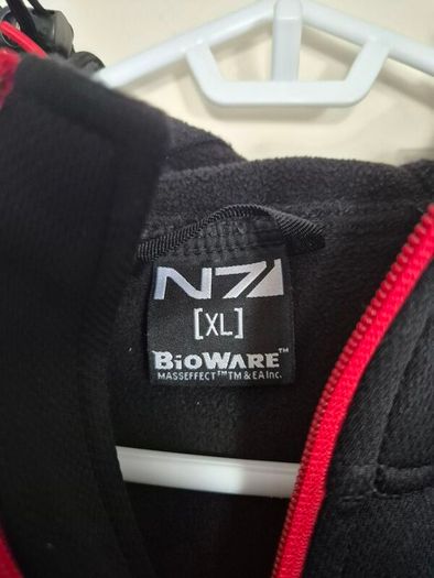Mass Effect Bioware Hoodie Mens Size XL Black