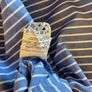 Gorgeous Girls Benetton summer dress nautical blue and white stripe 7 8 9 Image 3