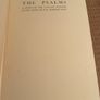 Rare Find 1936 The Psalms. A Sudy of the Vulgate Psalter in the Light of the Hebrew Text. Religious. Vintage. Image 6