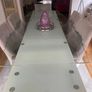 Large glass dining table Image 2