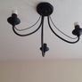 celing candelabra  black Image 2