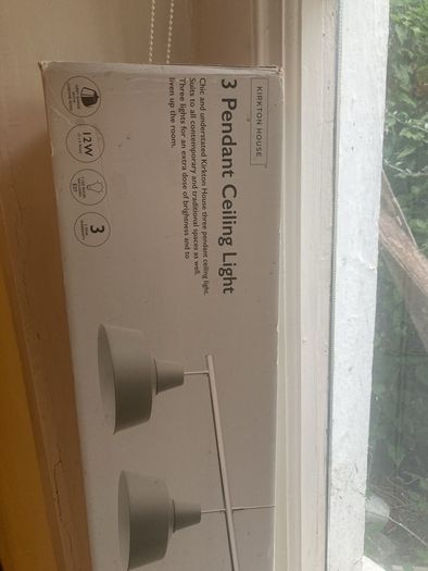 3 Pendant Ceiling Light unopened