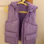 Girls Lilac Fleece Lined Body Warmer - see 3 pics Image 2