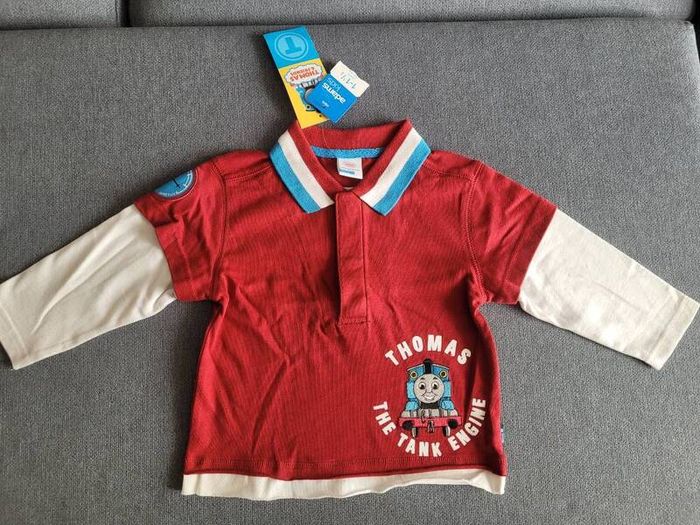 BNWT - Adams Kids Long Sleeved Polo Top, size: 12-18 Months