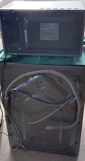 Beko washer dryer grey and Kenwood microwave