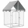 Outdoor Dog Kennel with Roof 100x100x150 cm Image 5