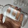 347 - Set of 6 Vintage Collectible Decorative Clear Glass Bottles and Jars Image 2