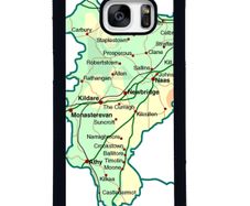 Co. Kildare Map printed phone cover for any iphone samsung nokia sony xperia models
