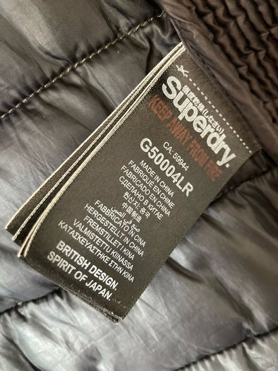 Superdry Fuji slim padded jacket, uk 12