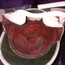 Vintage Corker motorcycle helmet. Image 8