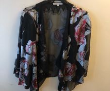 Dressy chiffon cardigan (size 24)