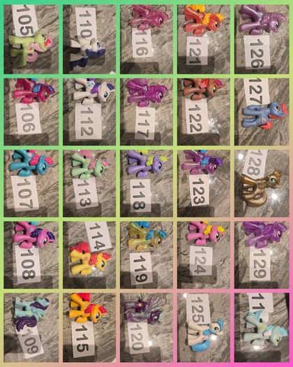G4 Mini Figures just 2 Euro Each - Selection  6 - MLP G4 My Little Pony