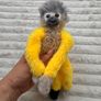 Nature Planet Re-pets Plush Monkey Hanging Yellow approx. 25 cm. Used Please see photos Image 6