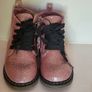 Girls Glittery Pink Boots Image 2