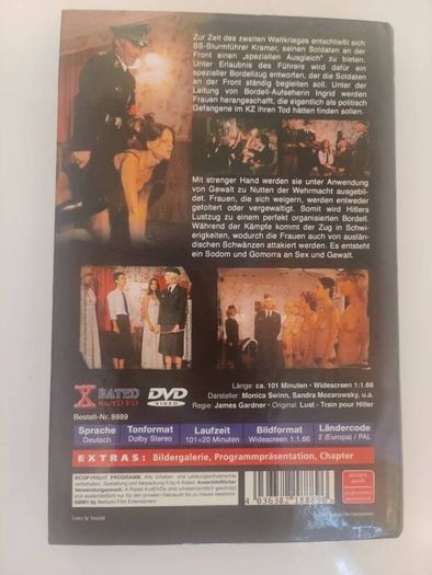 Folterzug DVD - German