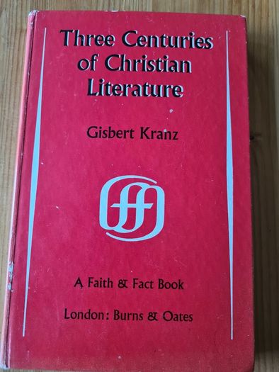 Three Centuries Of  Christian  Literature  By Gisbert Kranz. Hardback.  In Good Condition.