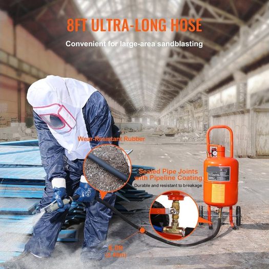 18.9L Sandblaster Air Blast Cleaning Machine