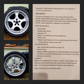Alloy Wheels &Tyres