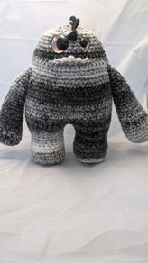 handmade crochet monster large