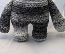 handmade crochet monster large