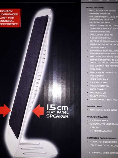 Speakers 5.1 Surround Sound System (BNIB)
