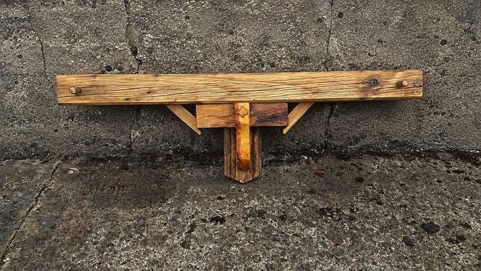 NEW Rustic Stove Mantle / Floating Shelf