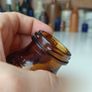 487 - Set of 2 Vintage Brown Amber Glass Screw Top Collectible Decorative Bovril Eire Bottles Image 9