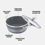 Sq  Die Cast Non Stick Casserole In Size 30 And 32 Image 2