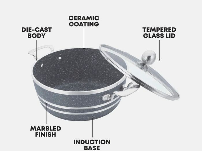 32L non stick large Saucepan cookware