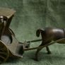 Vintage Large Brass Horse And Hackney Carriage Image 7
