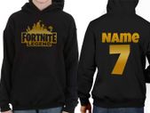 Kids Fortnite Battle Royale Gaming Hoodie Xbox & PlayStation unisex heavyweight Black Personalized Boys And Girls hoodie Christmas Present