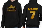 Kids Fortnite Battle Royale Gaming Hoodie Xbox &amp; PlayStation unisex heavyweight Black Personalized Boys And Girls hoodie Christmas Present