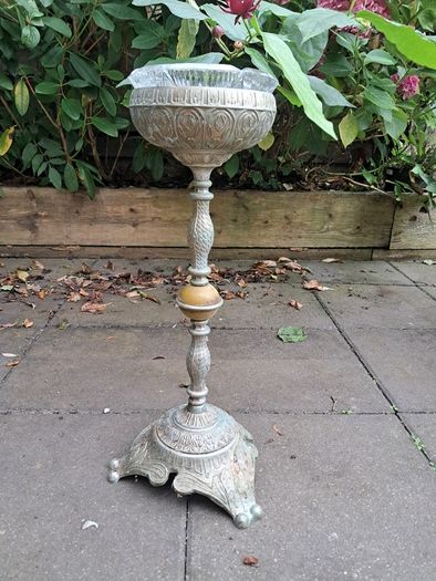 Highly Decorative Standing Ashtray