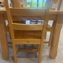 solid Pine Table and Chairs Image 3