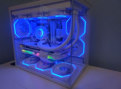 High-End Gaming PC - Ryzen 7 9800X3D - RTX 3080 - 32GB DDR5 - White Build - Like new