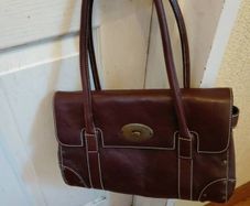 Ralph Lauren brown leather bag