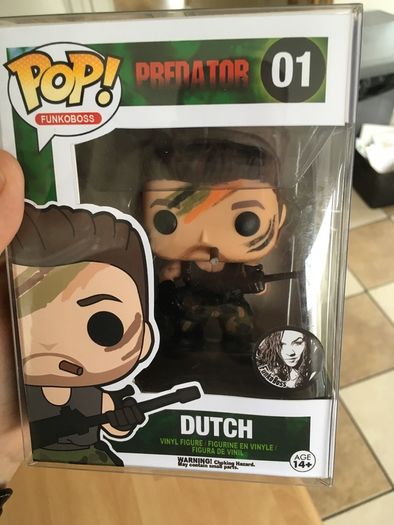 Dutch POP funko . Custom. Predator.