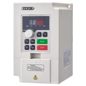 3KW, 14A, 1 or 3 Phase AC 220V Input to 3 Phase AC 0 220V Output Variable Frequency Drive, 50 60Hz Input, 0 2000Hz Output VFD for Spindle Motor Speed Control