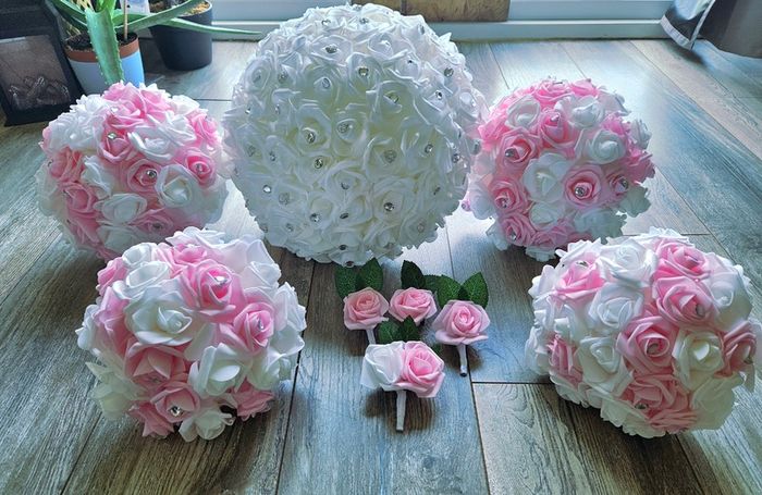 Artificial wedding bouquets