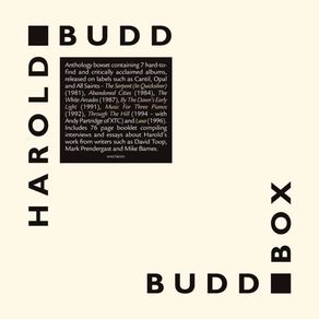 Harold Budd - Budd Box    CD